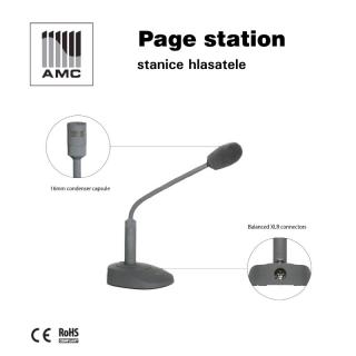 AMC stolní mikrofon Page Station