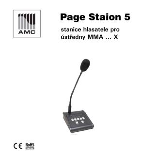 AMC stolní mikrofon Page Station 5